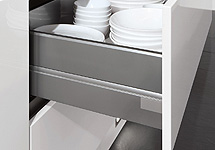 Sehen Sie hier Küchen-Beispiele unserer Unterschränke sowie Schubladenschränke - Q.UNT-035