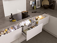 Sehen Sie hier Küchen-Beispiele unserer Unterschränke sowie Schubladenschränke - Q.UNT-042