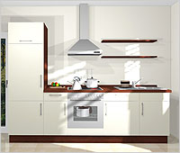 Küche Produktname AK0212 - Fragen Sie unseren Küchenplaner für eine individuelle Anpassung